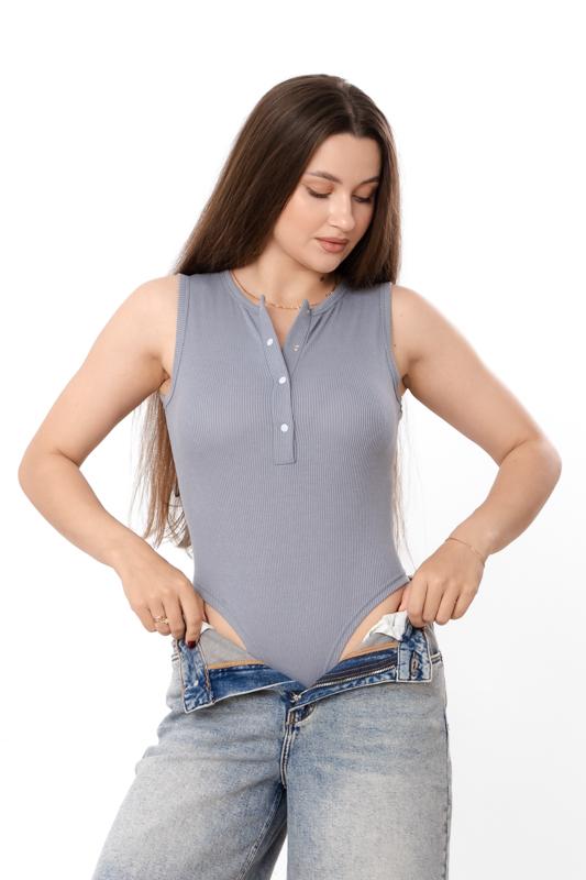 Women's Knit Bodysuit - Fitted Cut Any Season 8459-092 HC