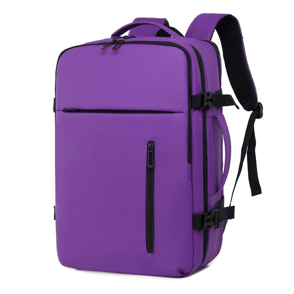 

Многофункциональный рюкзак для ноутбука большой емкости с USB-портом - дорожная и школьная сумка унисекс One Size фиолетовый