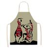 Cooking baking apron Home African women's pattern apron Children's house Cleaning Barista apron men's and women's kitchen apron