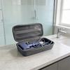 Travel Organiser Bag for Hair Dryer and Styling Tools Features Expandable Mesh Pouch Compactly