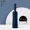 Umbrella Extra Large Thickened Reinforced 224 Bone Automatic Umbrella Oversized Men's and Women's All-Weather Umbrella Sun Protection Folding Storm