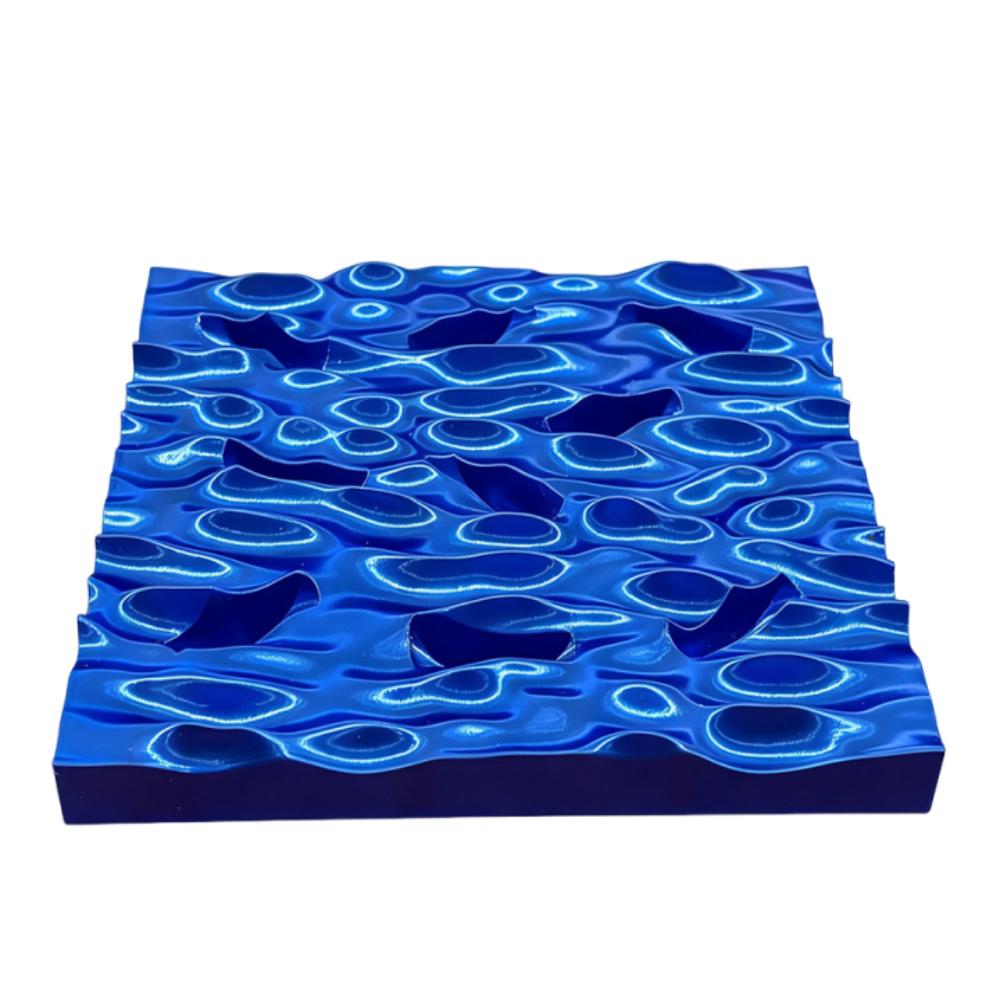 Creative Ring Display Plates Sea Wave Jewelry Storage Tray 3D Printing Rings Holder  Birthday Gift