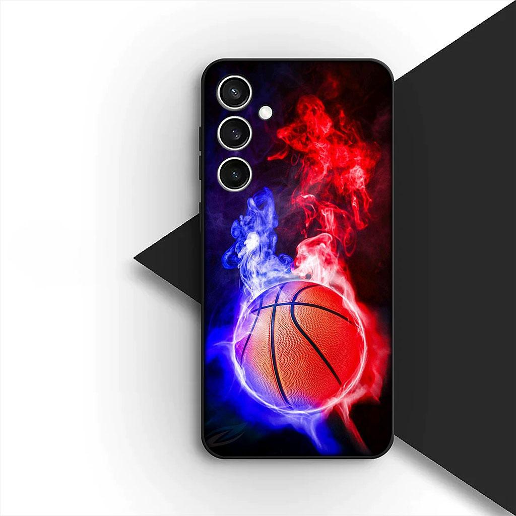 Number Football Basketball 10 24 Phone Cover Case for Samsung Galaxy A35 A36 A55 A26 A05 A06 A14 A50 A51 A53 A54 A12 A13 A23