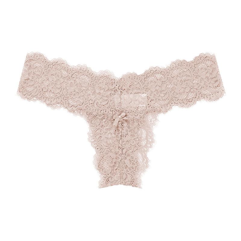 Sexy Lace Thong Women's  Knickers Low Waist Sports Women's Lingerie Pure Cotton Crotch Underwear Panties