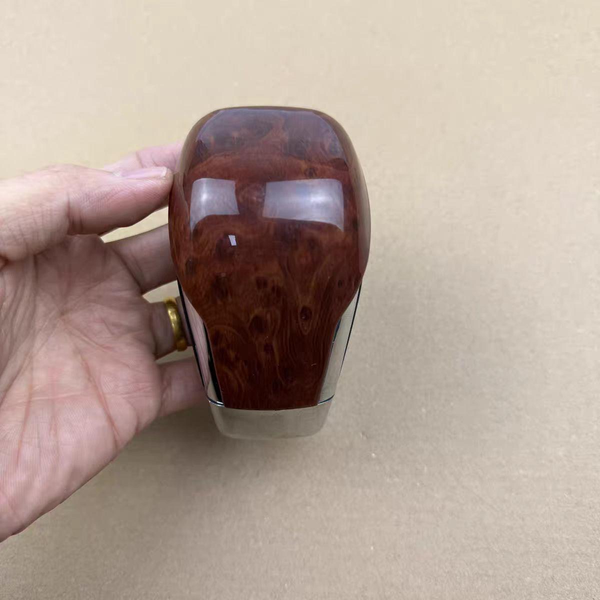 33504-0N050-E0 Gear Shift Knob for 2010-2014 13th Gen Crown Yellow Peach Wood