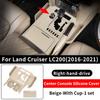 For Toyota Land Cruiser 200 LC200 2016- Center Console Silicone Mat Dust Resistant Anti Slip Interior Upgrade Parts