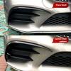 Fog Light Canard Front Bumper Splitter Spoiler for Mercedes Benz C Class W205 S205 A205 C205 C200 C220d C300 2018-