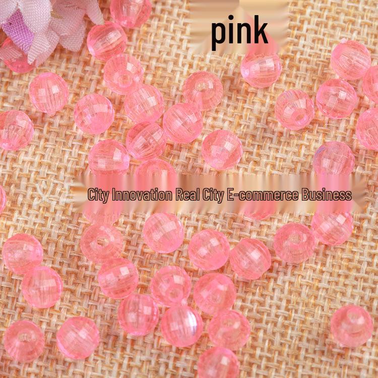 6-30MM Transparent Earth 96-Facet Acrylic Beads for Door Curtains & DIY Bracelets