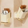 Large Capacity Chopsticks Storage Box Wall Mounted Cutlery Rack  Easy To Clean