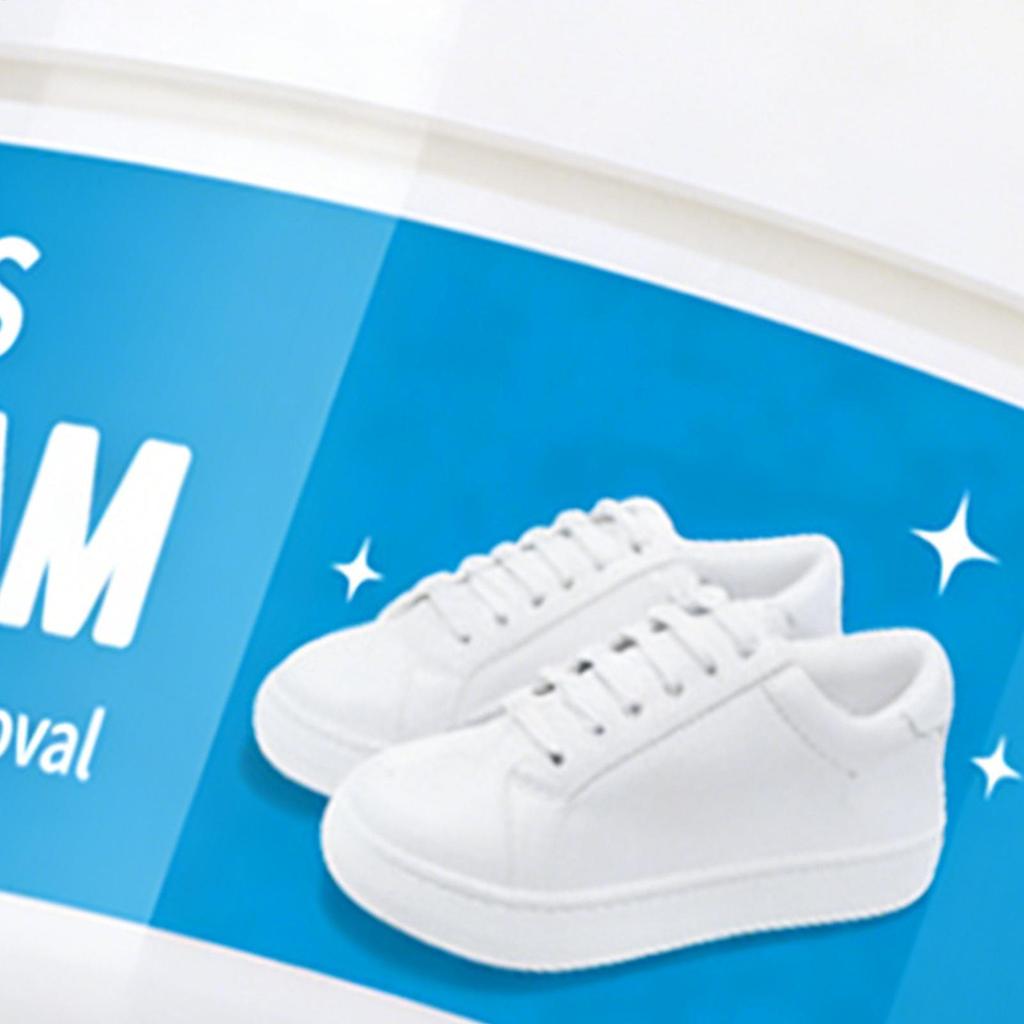 1 Stück Weißer Schuhreiniger Langanhaltende Creme Mit Schwamm Pflegend Schuhreinigung Fleckenentferner Für Gummi Canvas Sohle Fleck