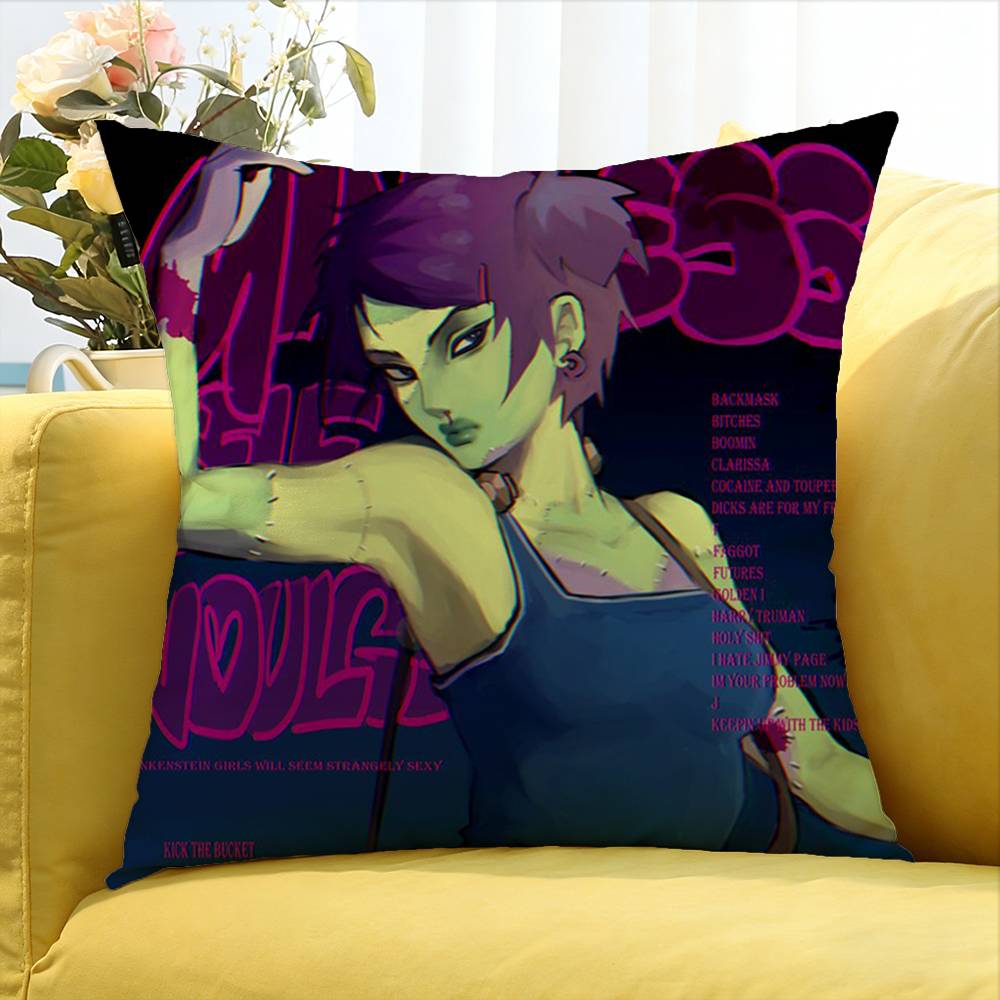 MMindless Self Indulgence Various Sizes Square Pillow Case For Car Home Bedchamber Decor