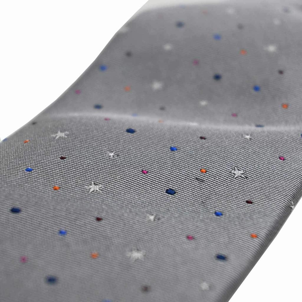 (Paul Smith) PAUL SMITH Necktie, Gift, Present, Formal, Silk, Gray, 29940 [Item]