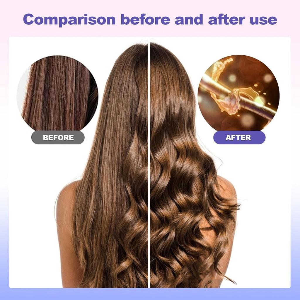 Rotating Curling Iron 1 Inch,Automatic Curling Iron,Easy-to-use Curling Wand for All Hair Types,Self Rotating Barrel with Dual Voltage,Fast Heating