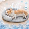 Oval Summer Cooling Dog Bed Ice Silk Pet Nest New Cat Cooling Pad  For Small Medium Large Pet