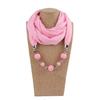 1Pcs Fashionable And Dazzling Bead Necklaces New Women's Retro Ethnic Style Sun Protection Scarves Necklaces Jewelry Accessories
