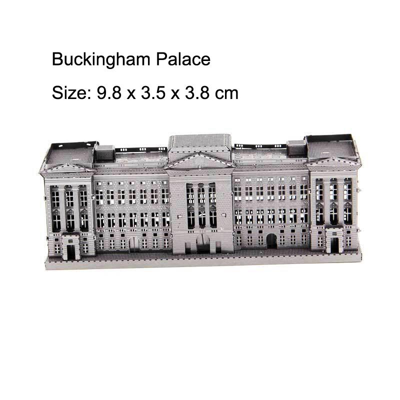 World Architecture Ii 3D Metal Puzzle Model Diy Laser Cut Jigsaw Model For Adult Kid Educational Toys Desktop Decoration
