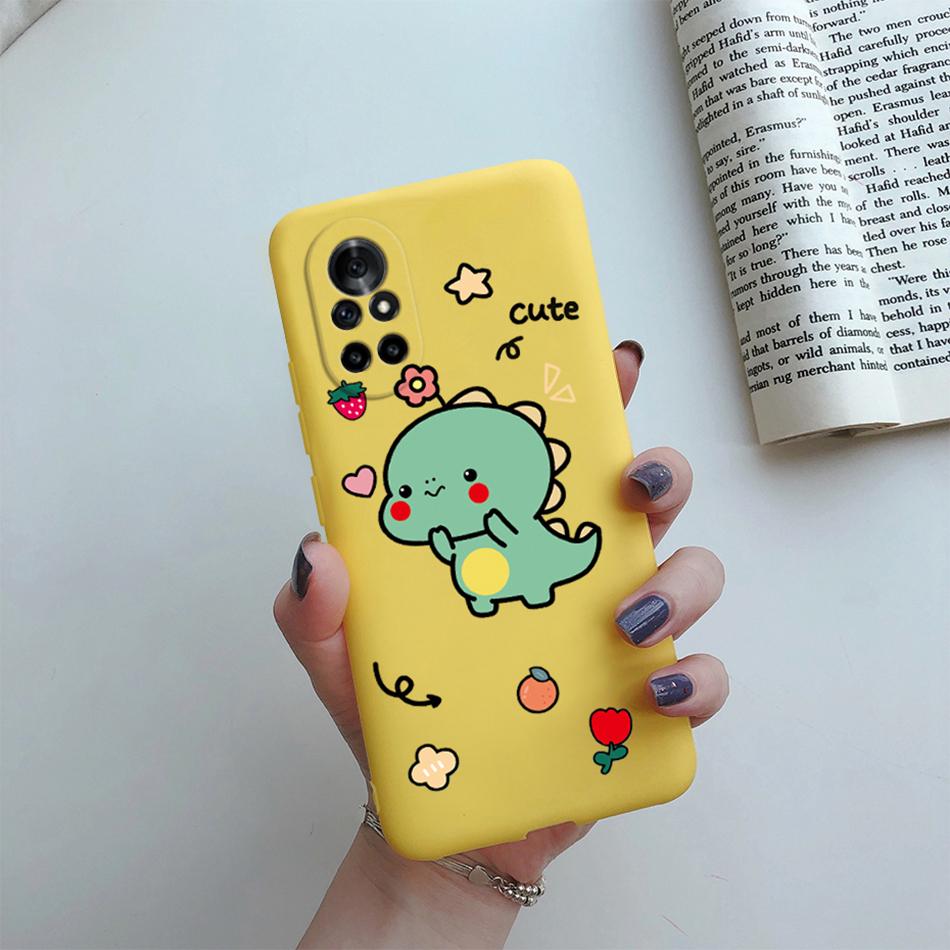 Case For Huawei Nova 8 Pro SE Silicone Flower Cat Cartoon Protector Phone Cases For Huawei Nova8 8Pro 8SE New Fundas Back Cover