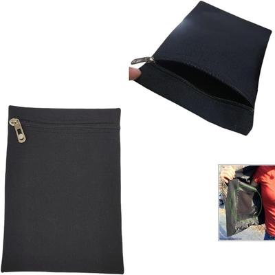 With Zipper Inside Security Pocket Polyester Travel Wallet Pouch Sew-in Side Hidden Pocket