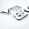 IEEA7 3D ABS  Black Chrome Car Rear Trunk Fender Side Emblem Badge V8 Sticker For VW Toyota Honda Jeep Land Rover Car Acceesories