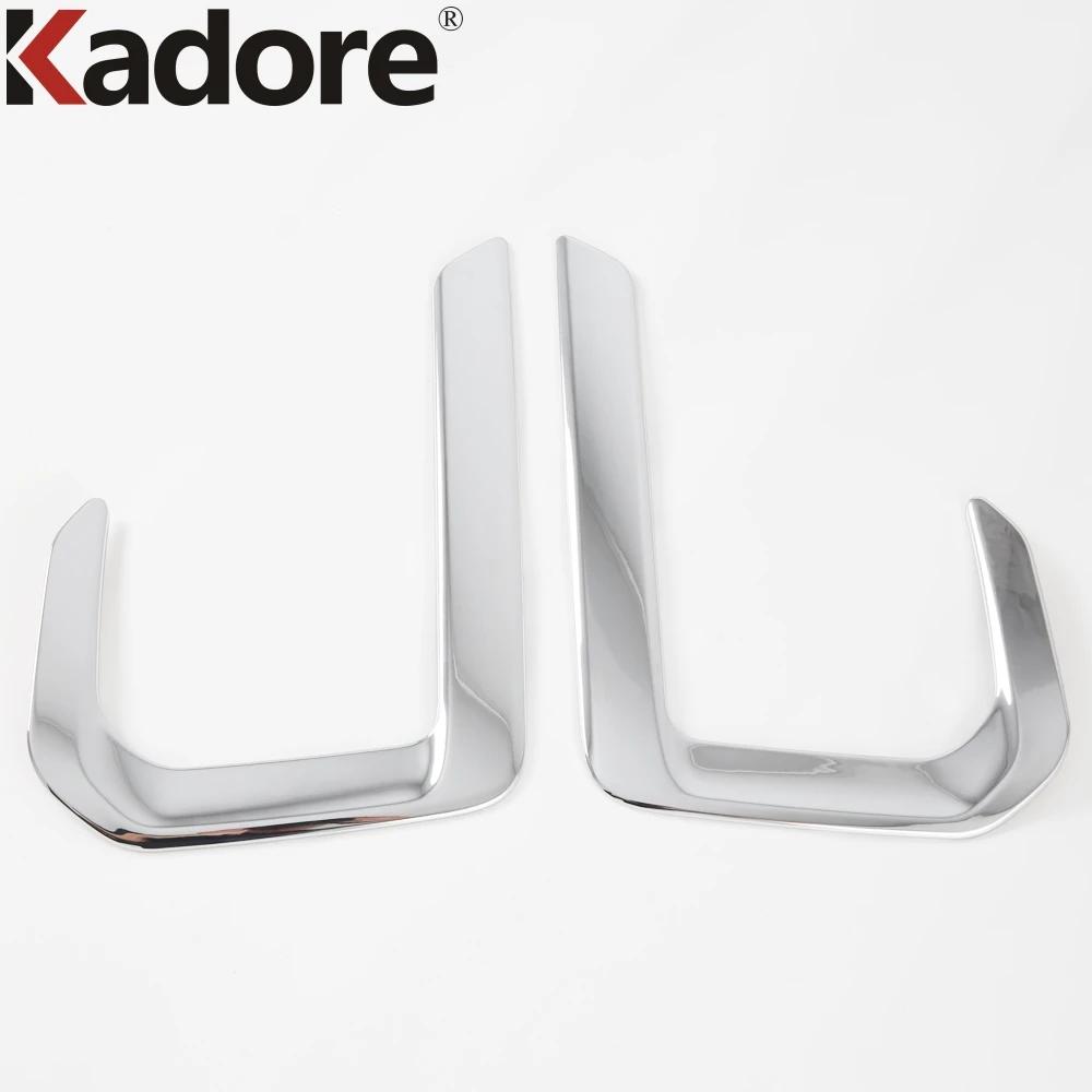 Front Fog Light Lamp Cover Trim For Subaru Outback    Carbon Fiber Car Foglight Eyebrow Eyelid Trims Accessories ABS Chrome