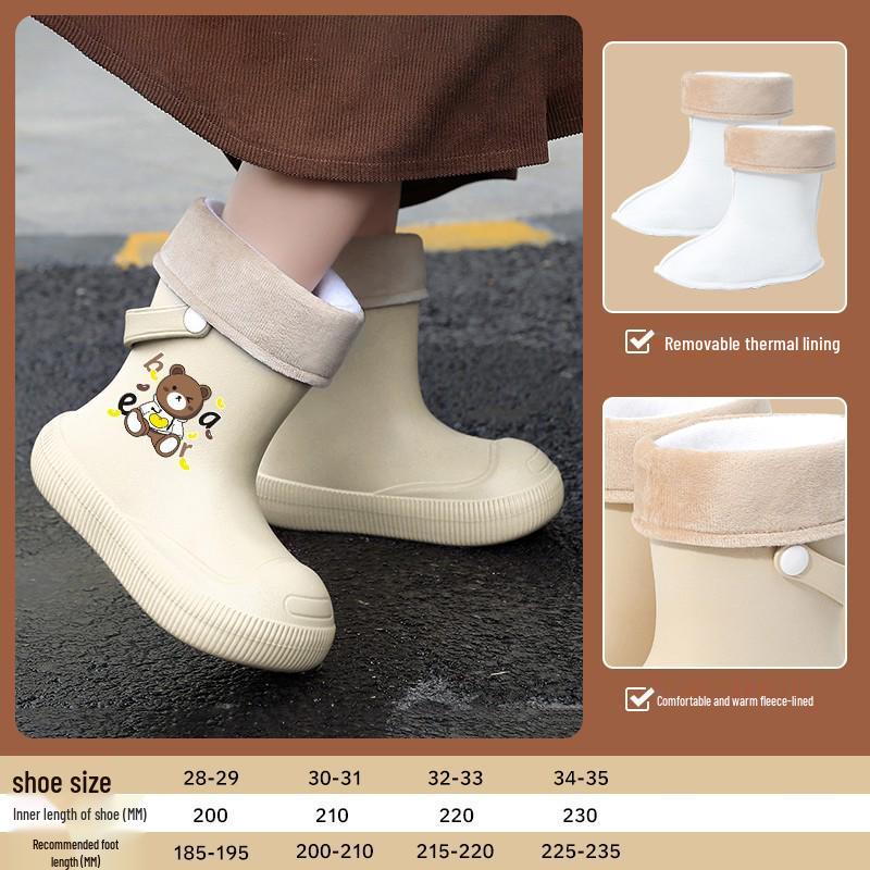 2026 EVA Children's Lightweight Non-Slip Rain Boots for Boys and Girls - Available In Baby, Toddler, and Medium To Large Sizes.