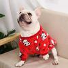 Mittlere und große Korallen-Fleece-Hundekleidung, Methode, Bulldoggen-Kleidung, Herbst und Winter, warme Pyjamas, Mantel, Heimtierbedarf