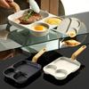 3-in-1 Breakfast Pan, Non-Stick Aluminum, Induction & Gas Range Compatible, Egg & Steak Skillet, Hand Wash Only, Kitchen Cookwar
