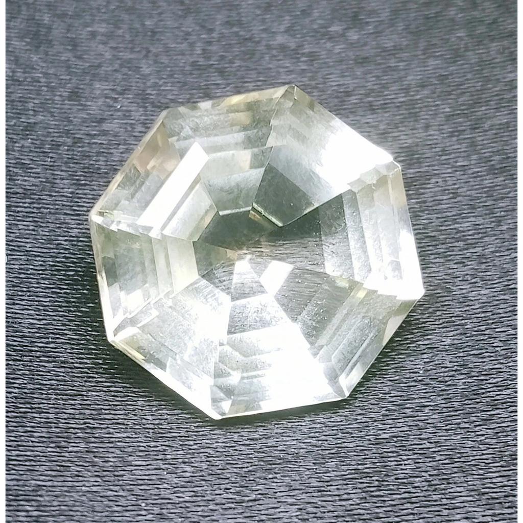 Light Yellow Citrine Natural 20-22 Ct Hexagon Cut Stunning Certified Gemstone