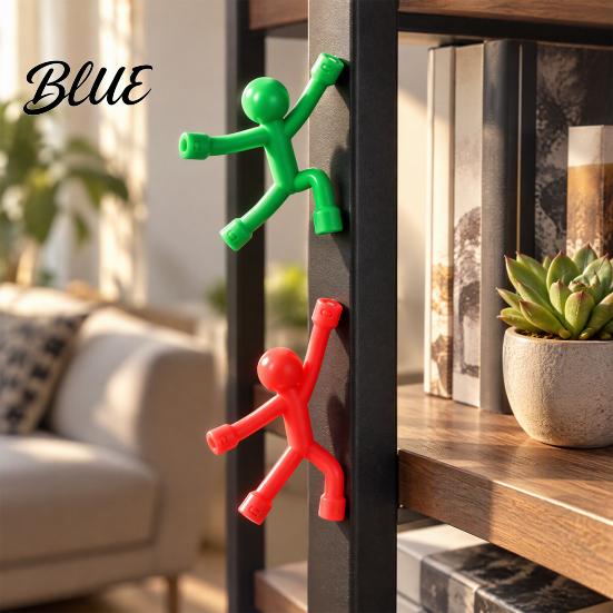 Creative Building Sets Magnetic Stick Figure Fidget Toy Bendable Magnet Multi-Color Matchman Fridge Innovative Whiteboard Accessories for Note Photo