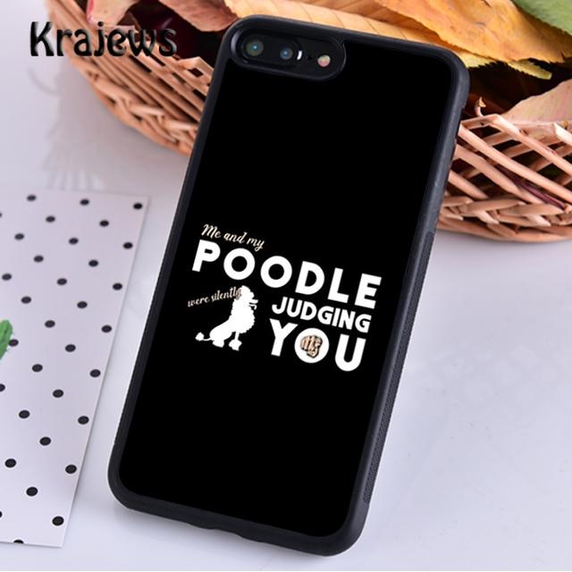 Funny Poodle Design Life Is Better With A Poodle Phone Case Cover For iPhone 17 Air 16 15 14 Plus 12 13 Pro Max
