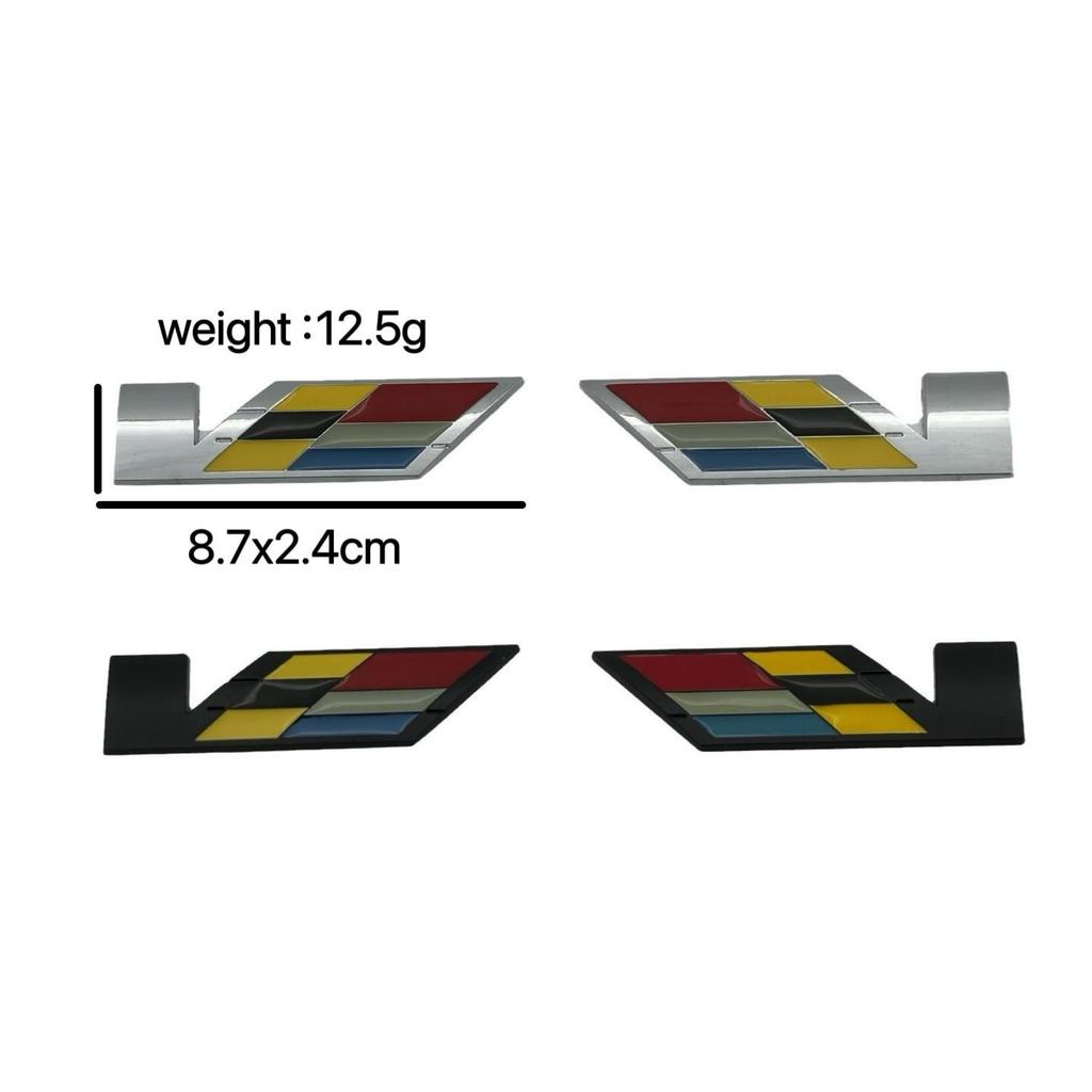 Dekorativní samolepky ve tvaru V pro modely Cadillac SRX, XTS, ATS, CTS a ATSL