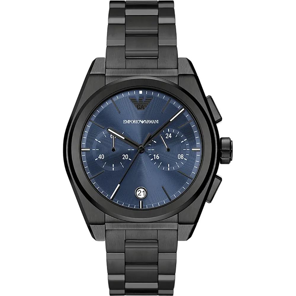 

Emporio Armani Federico Blue Anthracite Stainless Steel Men s Quartz Chronograph AR11561 синий