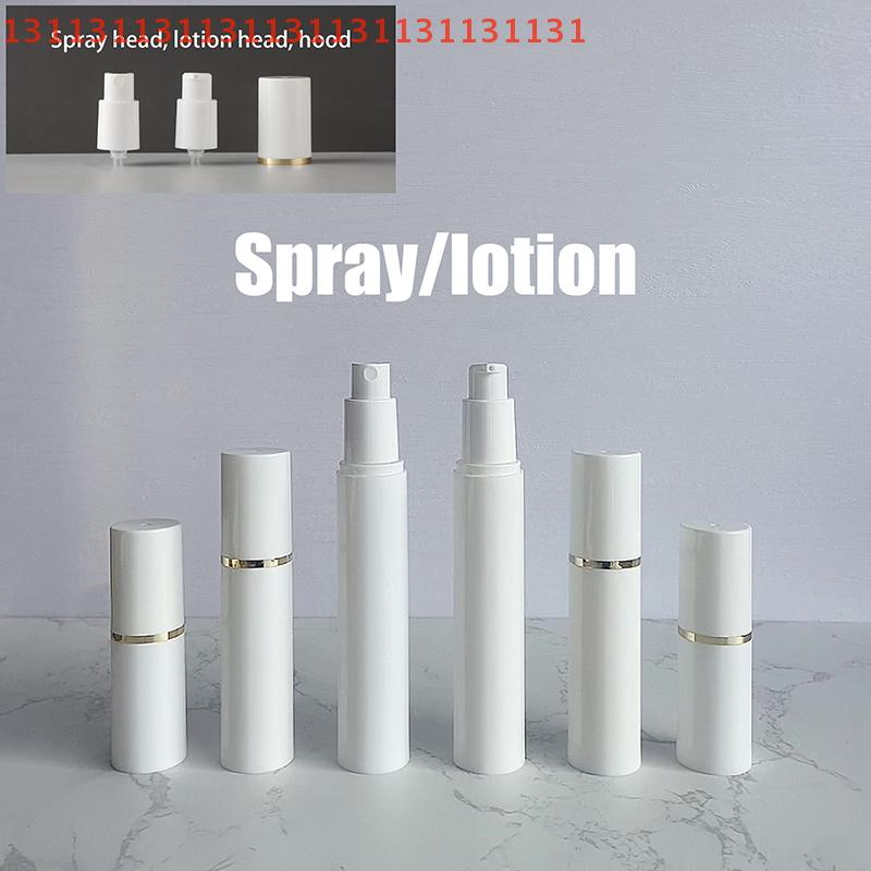 For Lotion Cream Gel Travel Bottling Container Plastic Airless Pump Bottle 15ml 30ml 50ml Vacuum Press Spray Bottle
