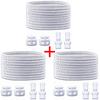 1Pair/3Pair Round Tennis Lazy Laces Without Ties Unisex Elastic Shoelaces Sneakers No Tie Shoe Laces Adult Kids Shoe Accessories