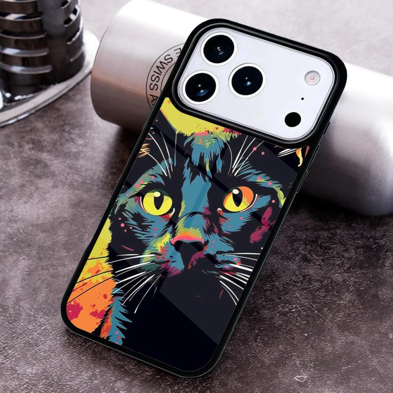 Cartoon Cat Phone Case For iPhone 17 16 15 14 13 12 11 Pro Max Plus 17Air Soft Silicone Cover