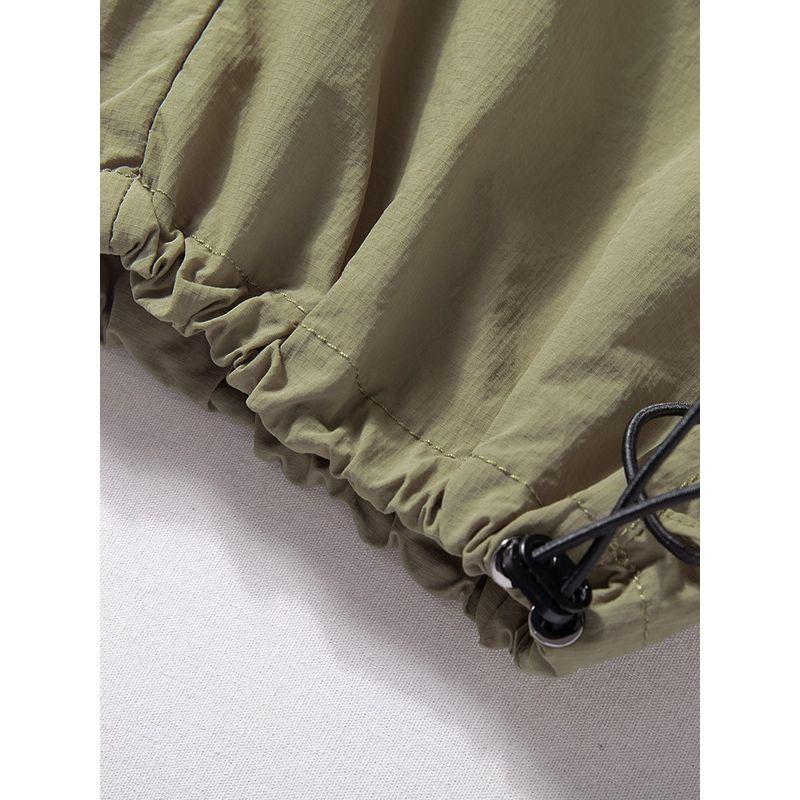 Cargo Pants Men Summer New Arrival American Wide Leg Paratrooper Pants Outdoor Function Waterproof Quick-Drying Thin Summer Pants