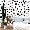 Leopard Print Wall Stickers Irregular Dots Simple Style Black Texture Home Decoration Background Wall Self-adhesive Wall Stickers