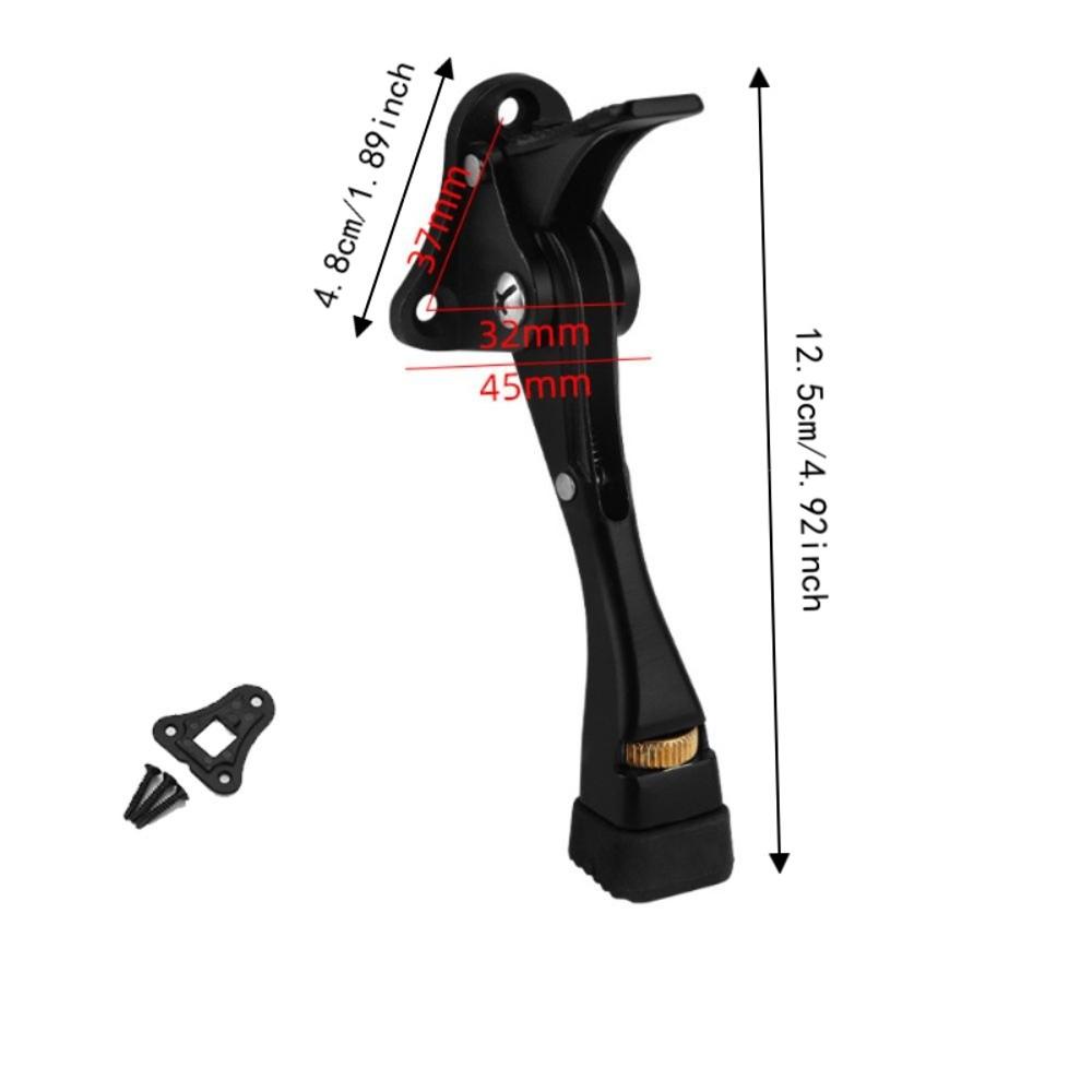 Heavy Duty Foot Operated Door Block Aluminum Zinc Zinc Alloy Kick Down Door Stopper  Bedroom