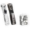 Paper Clipper Traceless Reusable Hand Clamp Stapler Push Paper Clips Document Binding Tool Stationery Office Accessories