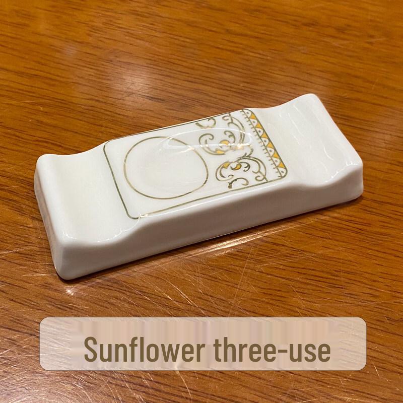 

Ceramic Sunflower Chopstick Rests