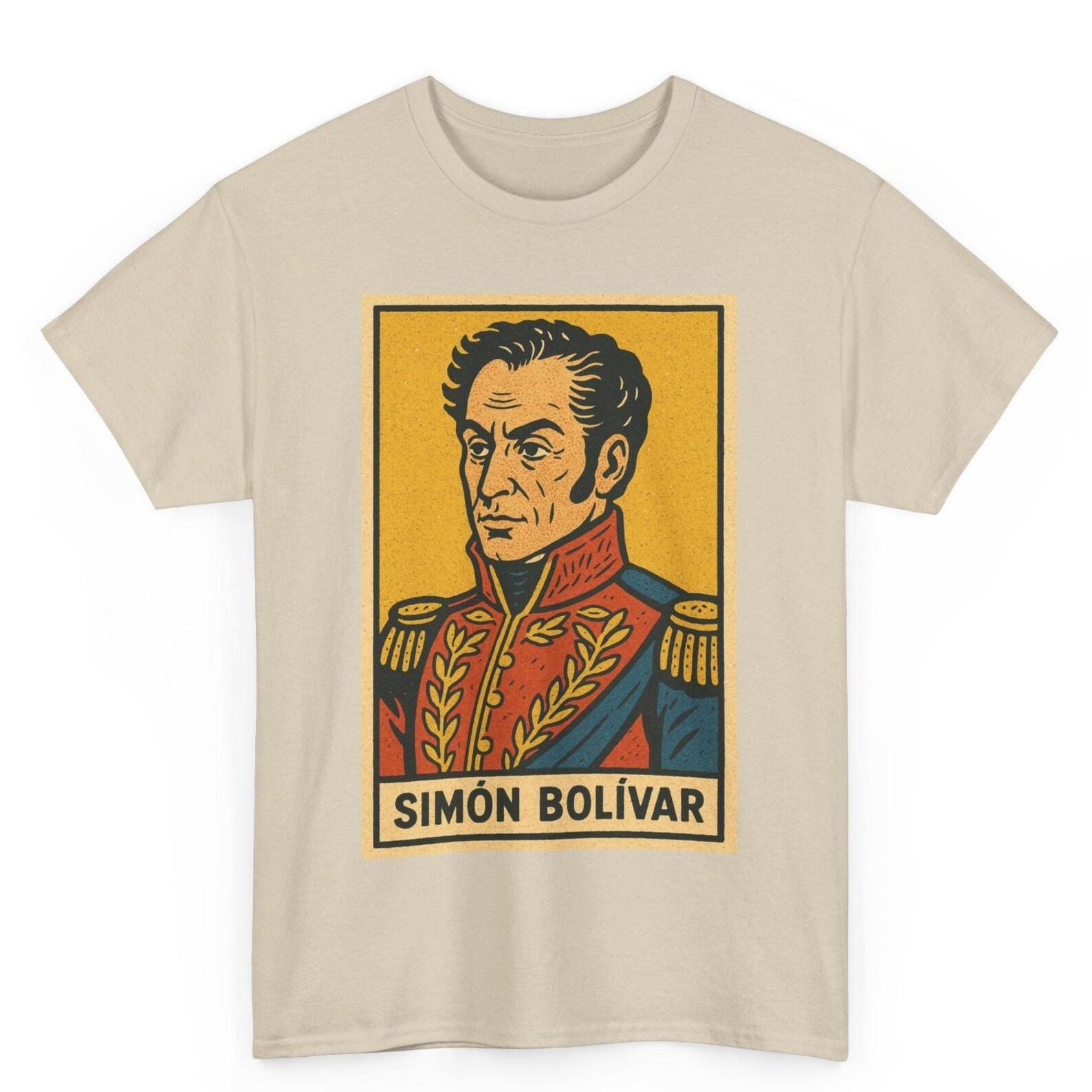 Simón Bolívar T-Shirt: Retro Comic Hero Graphic Tee 4XL