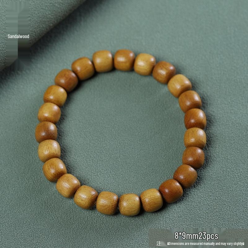 Temple Sandalwood Multi-Treasure Buddhist Rosary Beads Bracelet - Wenge Accessories Gift