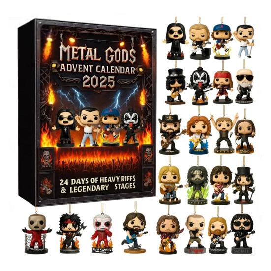 Legends of Rock Metal Adventní kalendář 2025 24denní odpočítávací krabička s