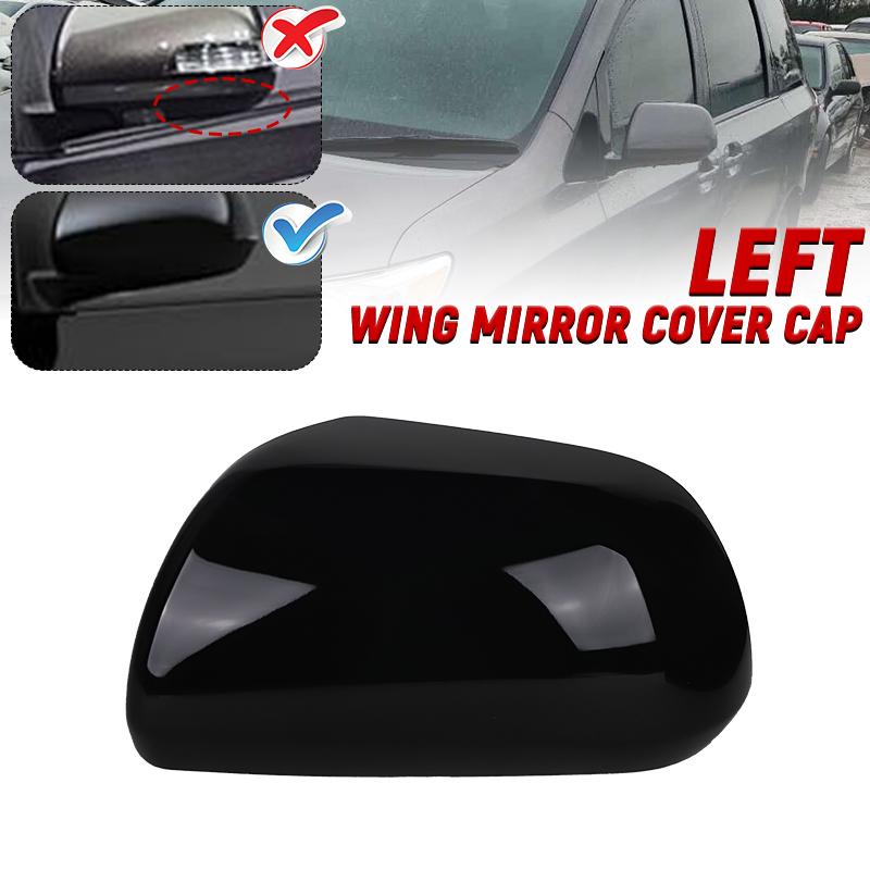 Left Right Door Wing Rearview Mirror Cover Cap For Toyota Sienna 2011 2012 2013 2014 2015 2016 2017-  W/O Turn Signal Light