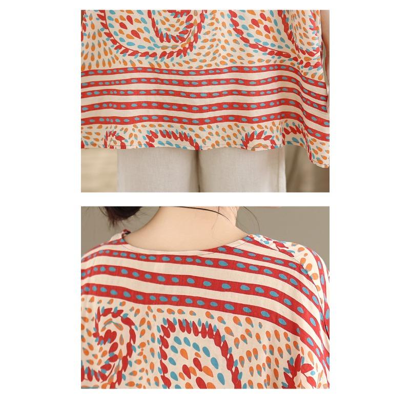 DIMANAF Plus Size New T-Shirt Women Loose Casual O-Neck Lady Tops Tees Shirts Flower Print Oversize Summer 2026