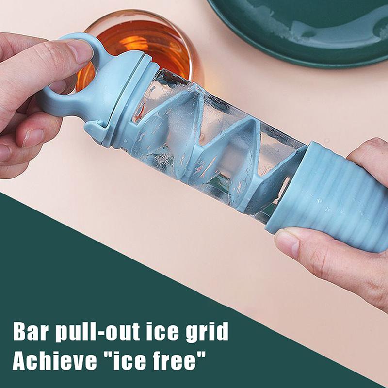 Household Ice Making Molds Durable Press Ice Cube Tray Fast Freeze Silicone Mold Refrigerator Reusable Kitchen Bar Ice Cube Mold