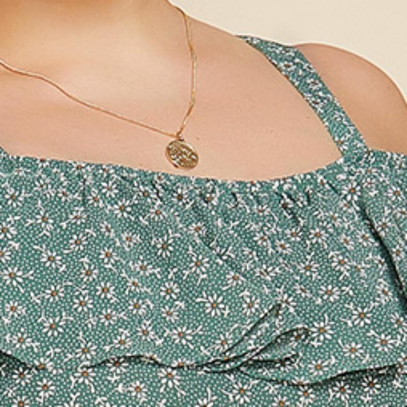 Летние повседневные короткие платья с открытыми плечами и рюшами на рукавах для женщин — фото 8