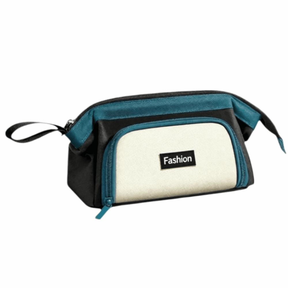 Creative Stationery Storage Pouch Oxford Fabric Pencil Storage Bag Student Stationery зелёный