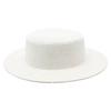 Fashionable Wide Brim Straw Hat Handwoven Straw Breathable Sunscreen Hat Flat Top Beach Sun Hat Women Summer