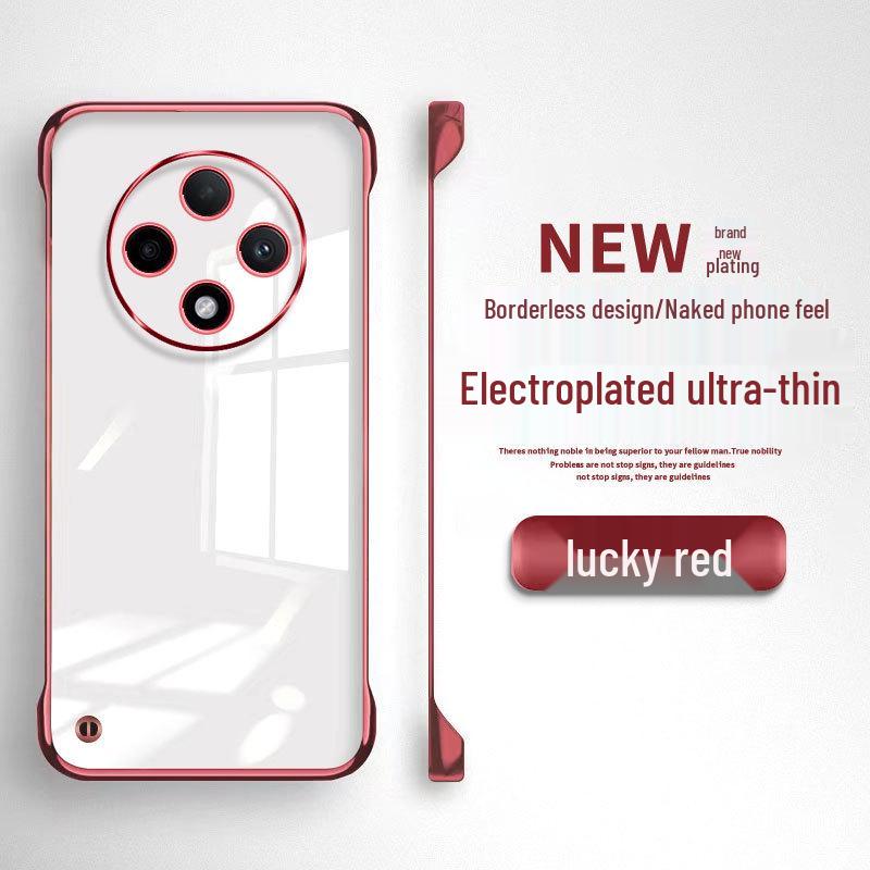 OPPO Reno12 Pro Electroplated Transparent Hard Phone Case for Reno11/R17